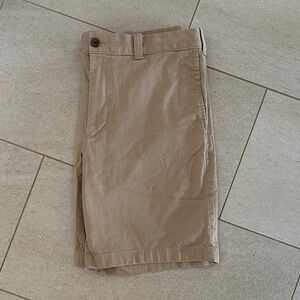 J. Crew Men's Khaki Chino Shorts 36 Waist 9” Inseam